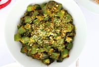 Spicy Dry Curried Okra Recipe + Indian Cookery Class Guide