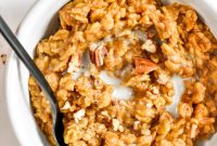 Instant Pot Pumpkin Spice Oatmeal Recipe for Fall Mornings