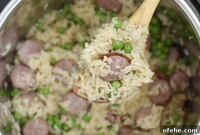 Instant Pot Kielbasa with Savory Rice Bowl