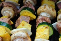 Juicy Grilled Steak Kabobs with Garlic Herb Marinade