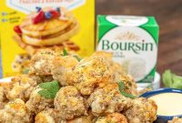Boursin Cheese Sausage Bites: Garlic Herb Appetizer Recipe