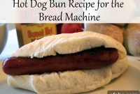 Homemade Hot Dog Buns Made in a Bread Machine