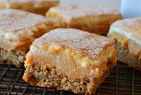 White Chocolate Caramel Snickerdoodle Bars Recipe