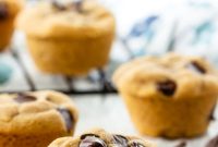 Mini Peanut Butter Cookie Cups with Chocolate Chips