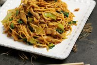 Sichuan-Style Spicy Pork Noodles with Bok Choy