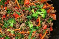 30-Minute Korean Ground Beef Stir-Fry Recipe (One-Pot)