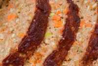 Savory Thanksgiving Meatloaf with Cranberry Glaze