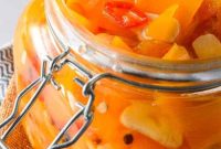 Spicy Refrigerator Pumpkin Pickles Recipe for Quick Pickling