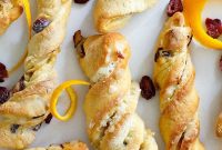 Orange Cranberry Twists Recipe