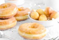 Light, Fluffy Glazed Vanilla Doughnuts Made from Scratch