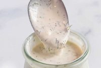 Creamy Lemon Dill Sauce Recipe for Fish and Vegetables
