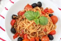 One-Pot Tomato, Basil and Lentil Pasta Recipe