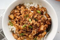 East Asian Tofu Beef Bowls — Savory Plant-Based Stir-Fry