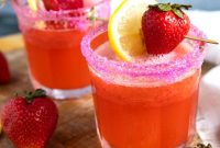 Strawberry Lemonade Vodka Cocktail Recipe for Summer Sips