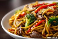 Blackstone Griddle Beef Lo Mein Recipe for Flavorful Stir-Fry