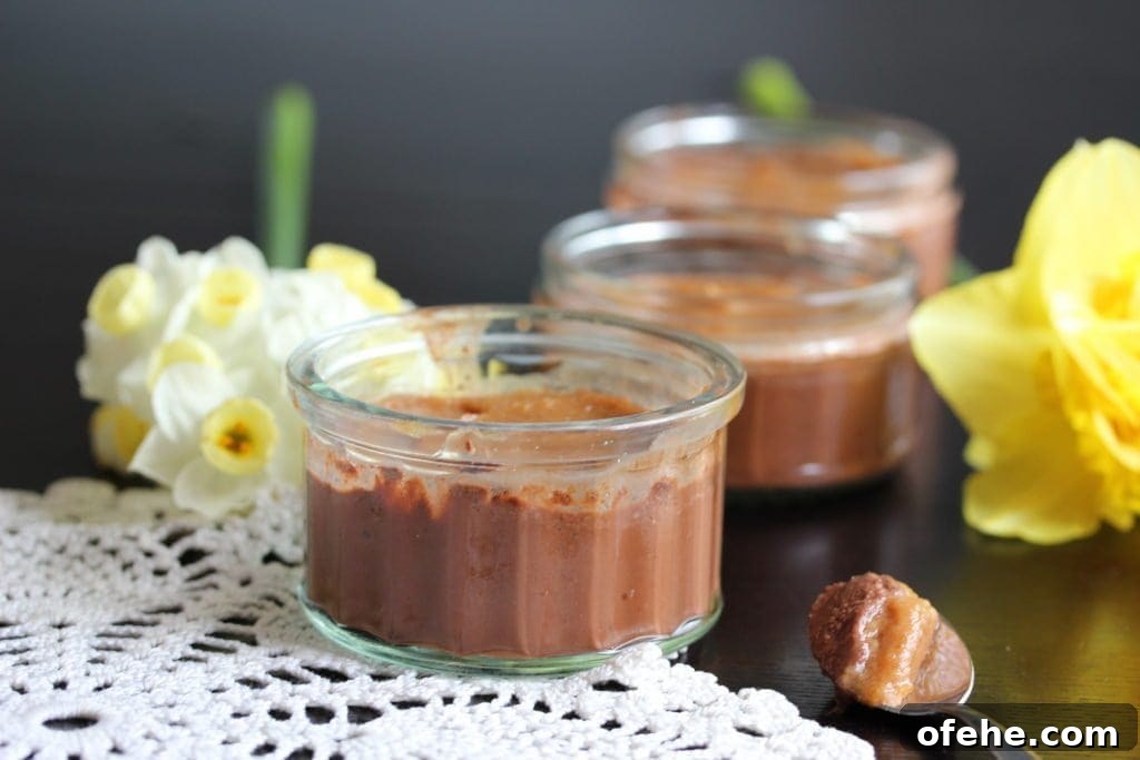 Vegan Salted Caramel Chocolate Pots — Gluten-Free, Low-Sugar 2 Vegan salted caramel & chocolate pots - #glutenfree, #dairyfree, #eggfree, #nutfree, #soyafree, #lowsugar