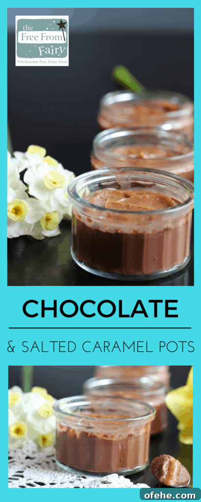 Vegan Salted Caramel Chocolate Pots — Gluten-Free, Low-Sugar 5 Simple vegan salted caramel & chocolate pots. These are #glutenfree, #dairyfree, #eggfree, #nutfree, #vegan and #lowsugar.