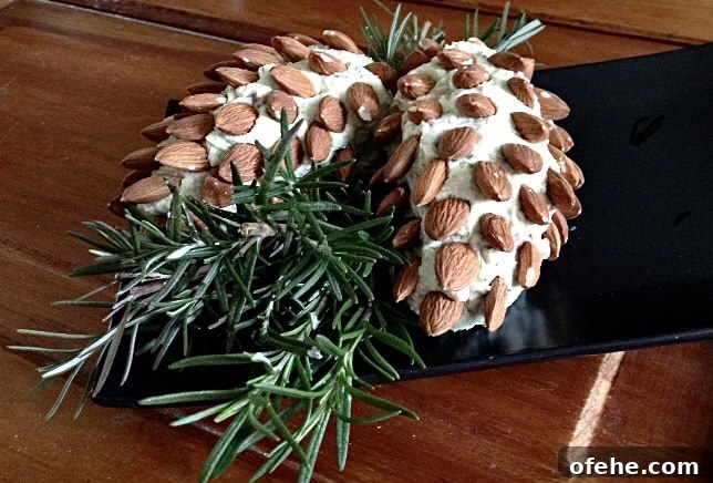 5 Crowd-Pleasing Christmas Appetizers (Plus 4 Festive Desserts) 4 Pine cone cheese balls.
