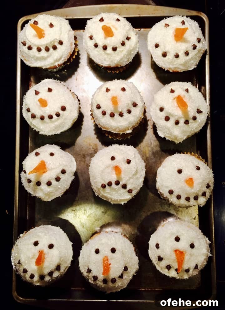 5 Crowd-Pleasing Christmas Appetizers (Plus 4 Festive Desserts) 10 Snowman cupcakes.