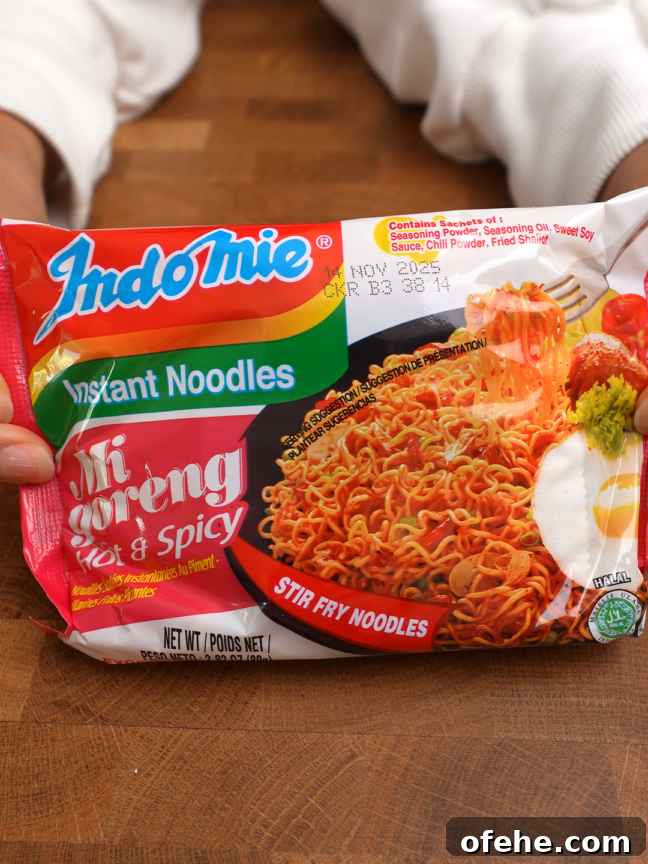 Deviled Eggs with Mi Goreng Instant Noodle Flavor 3 An Indomie Mi Goreng package