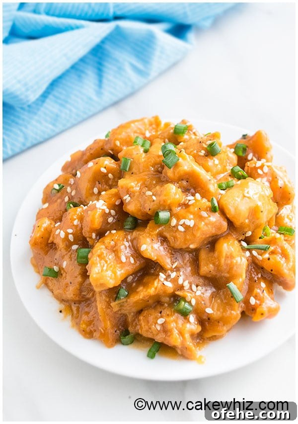 Slow Cooker Orange Chicken Recipe with Sticky Citrus Sauce 4 Slow Cooker Orange Chicken Recipe 3