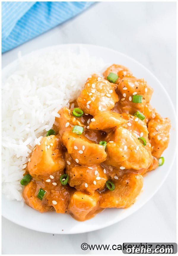 Slow Cooker Orange Chicken Recipe with Sticky Citrus Sauce 5 Slow Cooker Orange Chicken Recipe 4