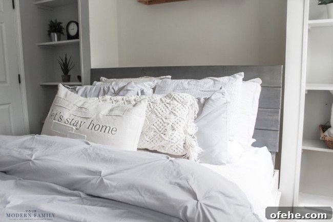 Build a Murphy Bed for Under $150 – Plans & Video Guide 12 pillows on wall bed