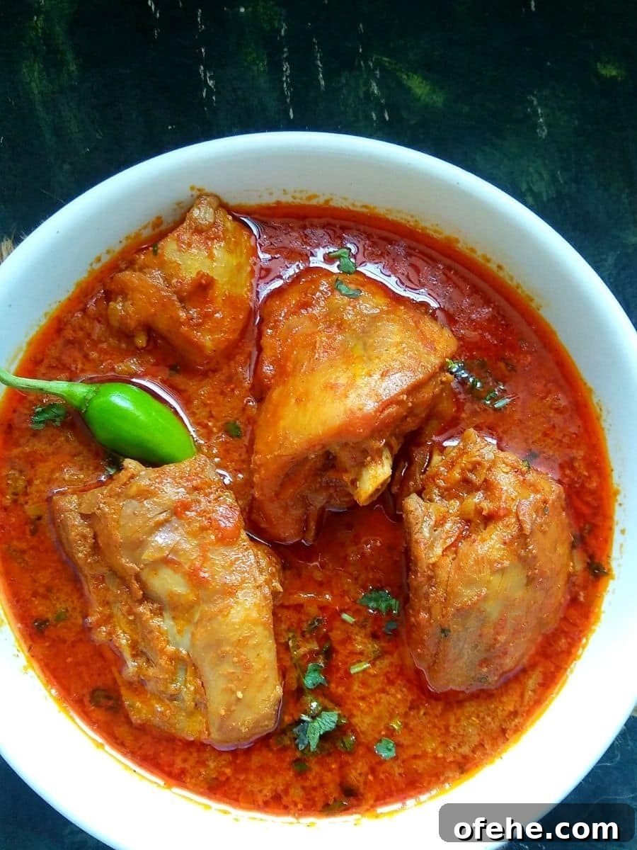 Andhra Special Chicken Curry 