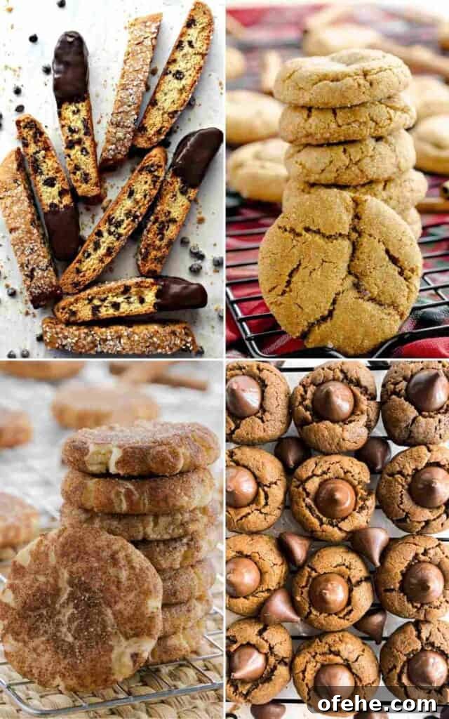 Easy Christmas Cookies collage.