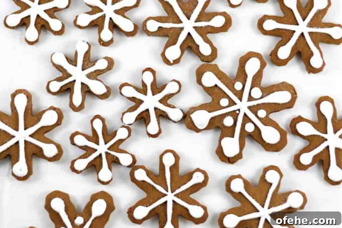 Gingerbread Snowflake Cookies msn image.