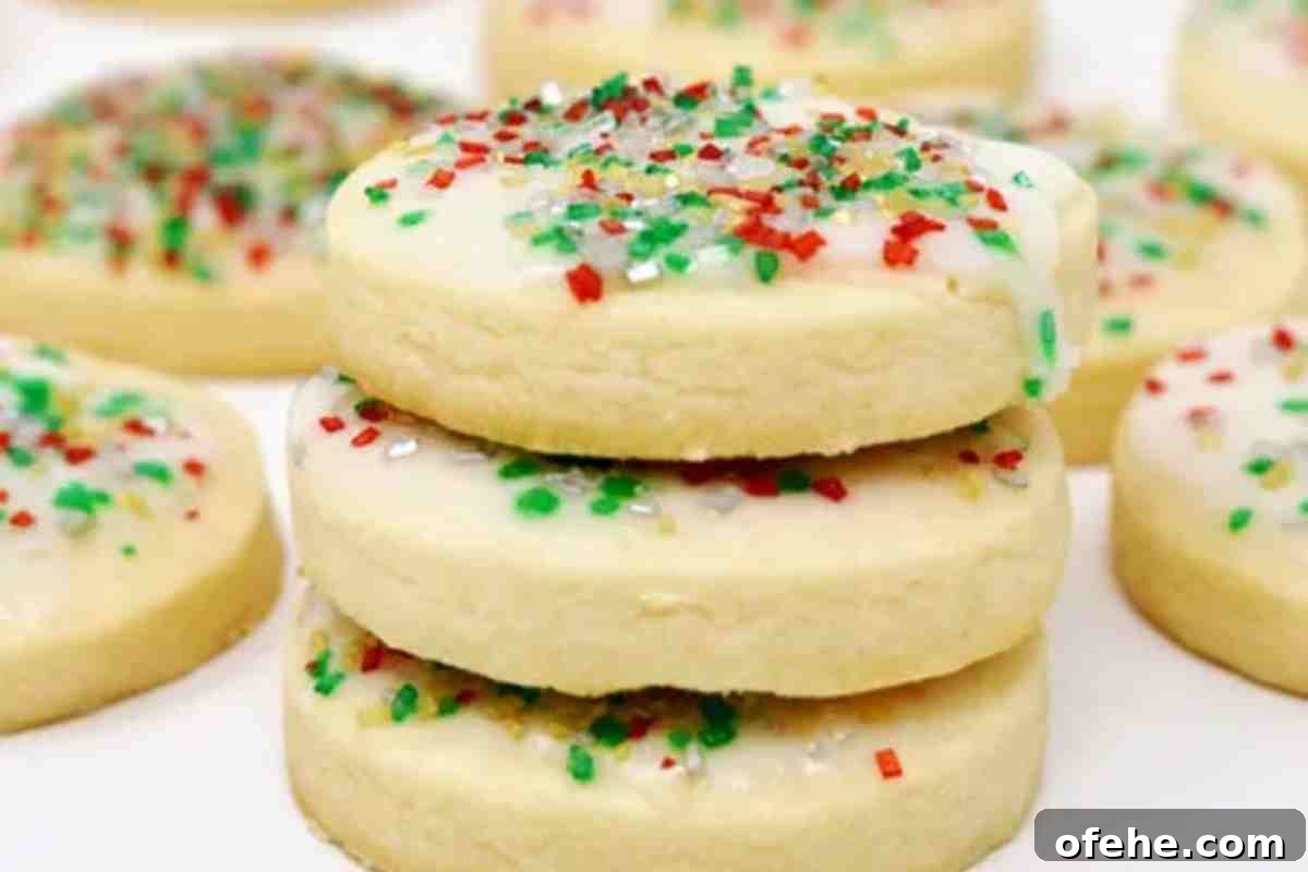 Christmas Shortbread Cookies with Icing msn image.