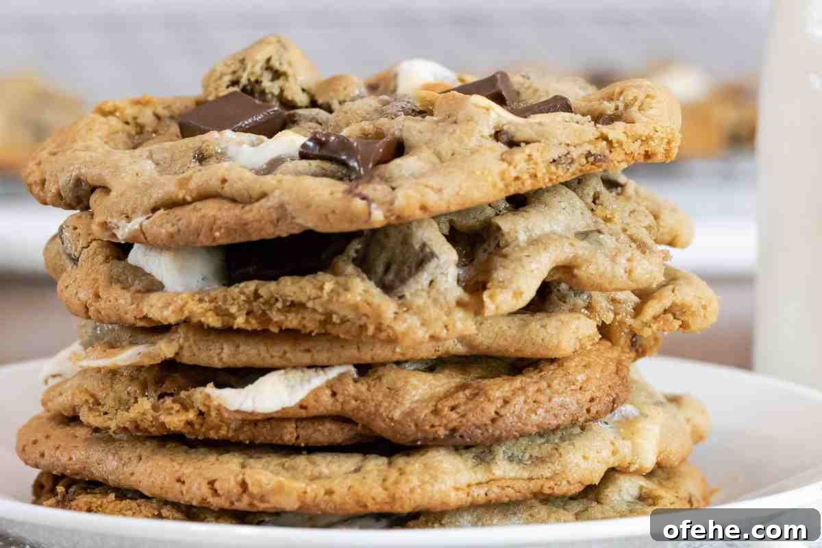 Chocolate Chunk Marshmallow Cookies msn image.