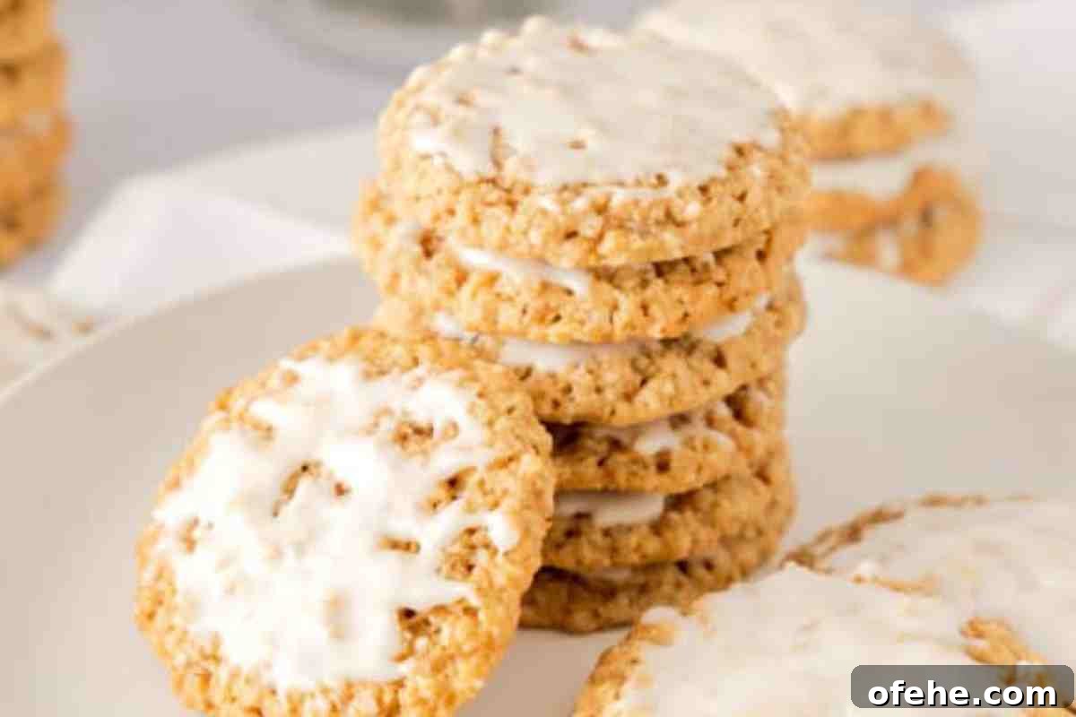 Iced Oatmeal Cookies msn image.