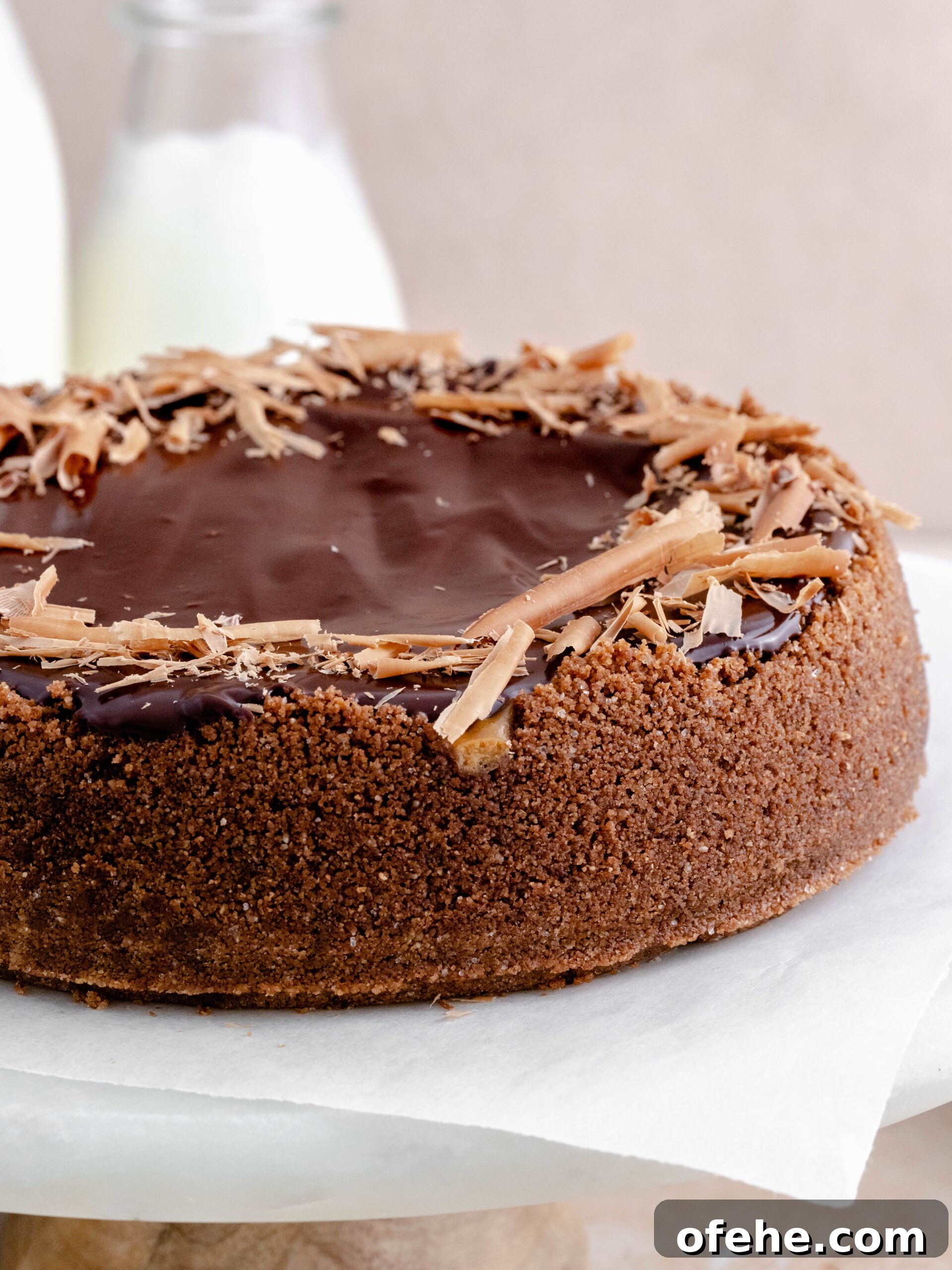 Decadent Coffee Cheesecake Recipe for Coffee Lovers 4 Espresso cheesecake on a tray.