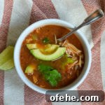 Chicken Tortilla-Free Soup Recipe: Zesty Low-Carb Mexican Chicken Soup 3 Chicken Tortilla-less Soup