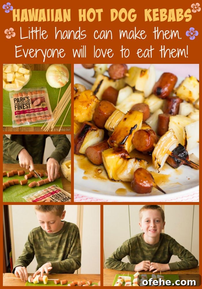 Hawaiian Pineapple Hot Dog Kebabs: Sweet & Savory Grill Recipe 2 Hawaiian Hot Dog Kebabs are really easy to make, and they taste irresistible!