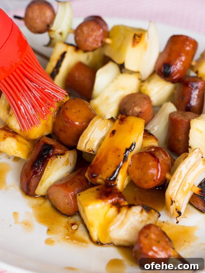 Hawaiian Hot Dog Kebabs are really easy to make, and they taste irresistible!
