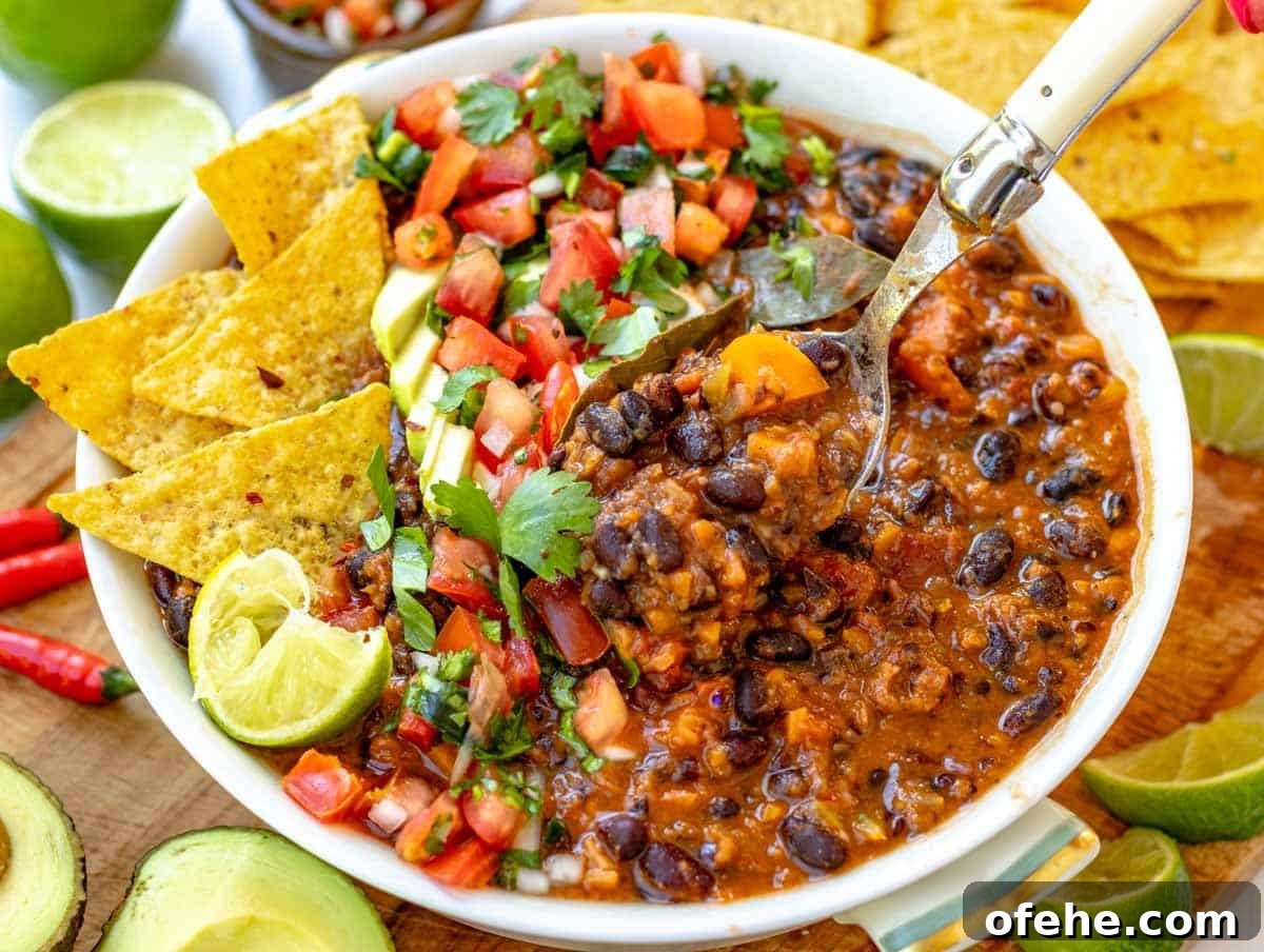 30-Minute Dinners We Cook on Busy Weeknights 15 black bean soup with toppings and a spoon