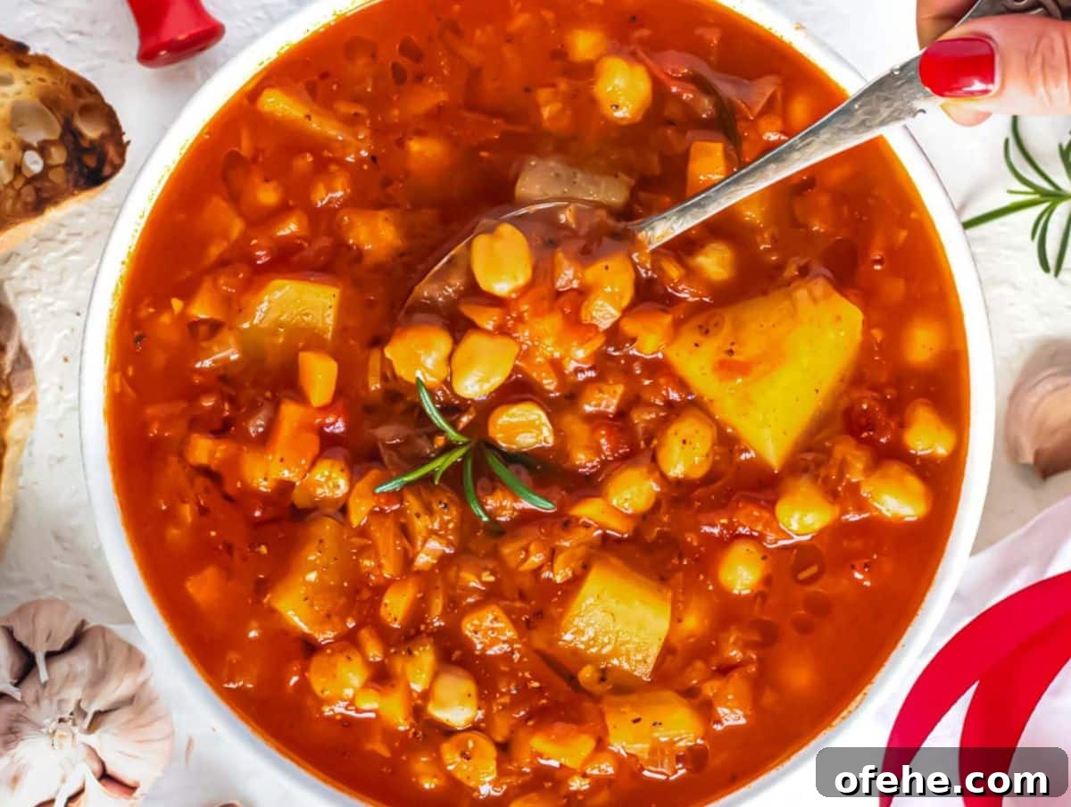 30-Minute Dinners We Cook on Busy Weeknights 7 Hearty Mediterranean chickpea soup served hot with bread healthy one pot family recipe.