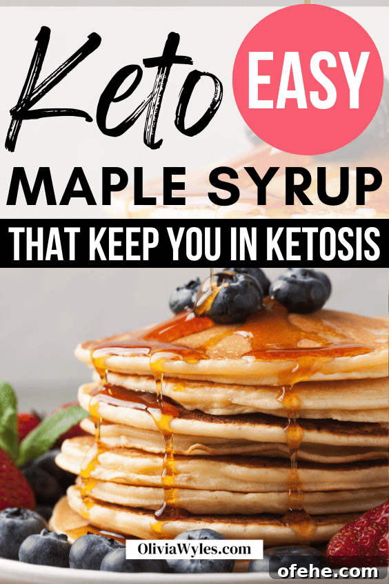 Keto Maple-Style Sugar-Free Syrup Recipe 2 keto maple syrup recipe