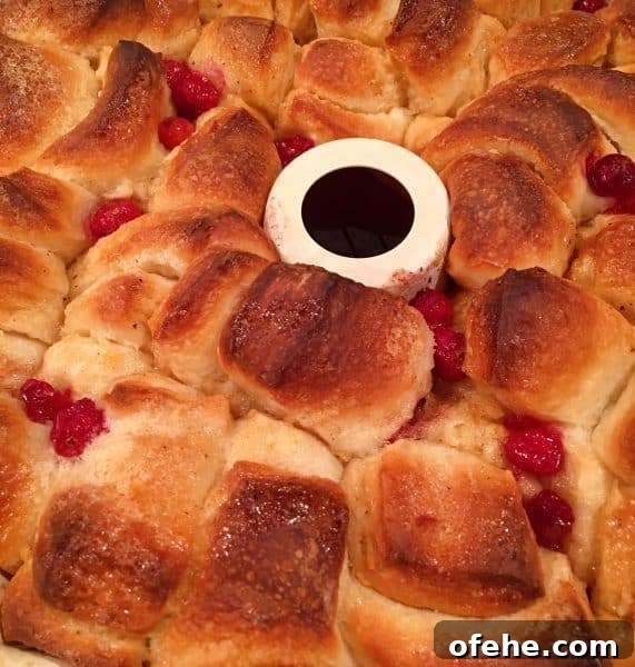 Cranberry Orange Pull-Apart Monkey Bread Recipe 11 Baked Cranberry Orange Monkey Bread
