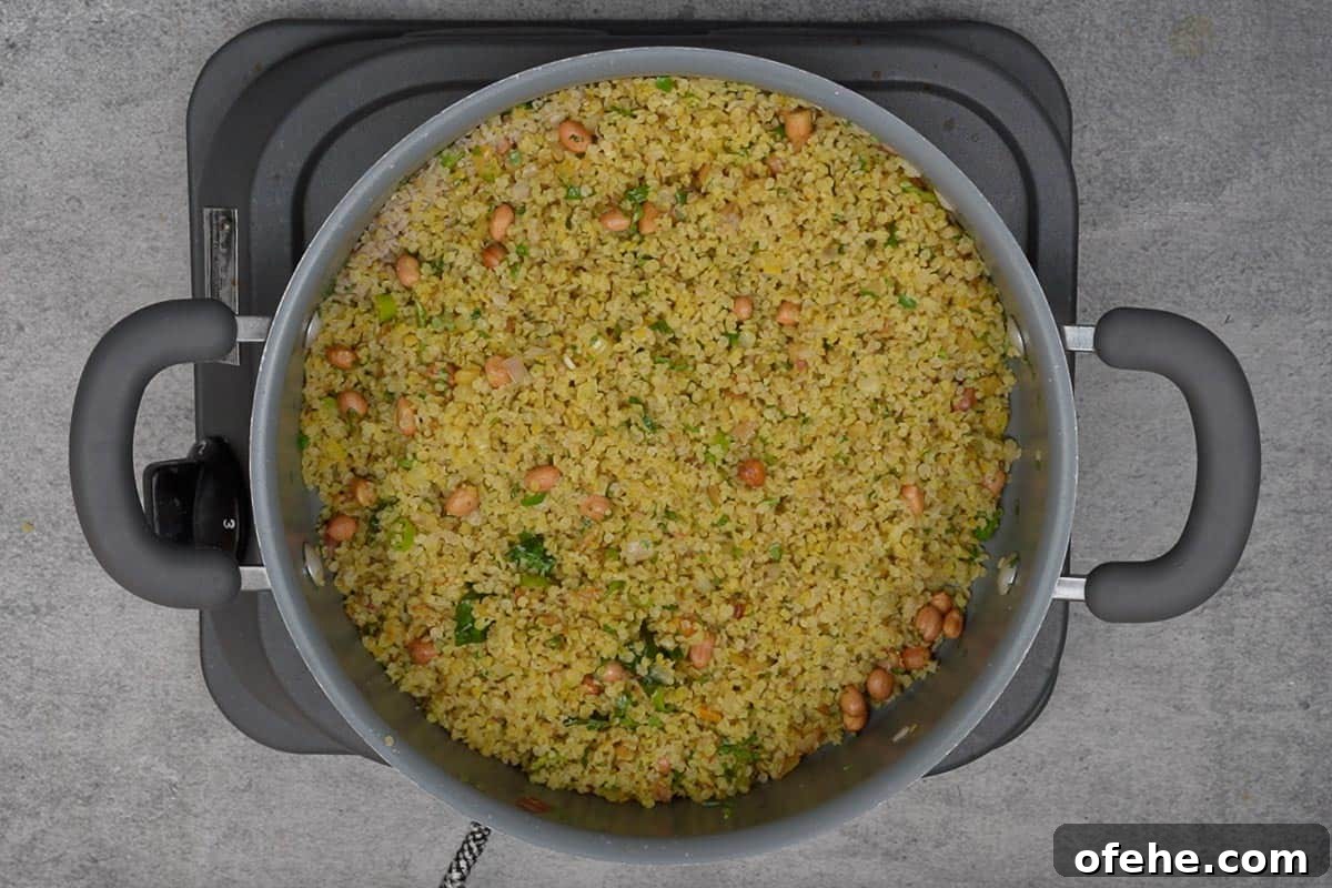 Millet Poha: Flavorful Wholesome Breakfast Recipe for Busy Mornings 11 Ready millet poha.
