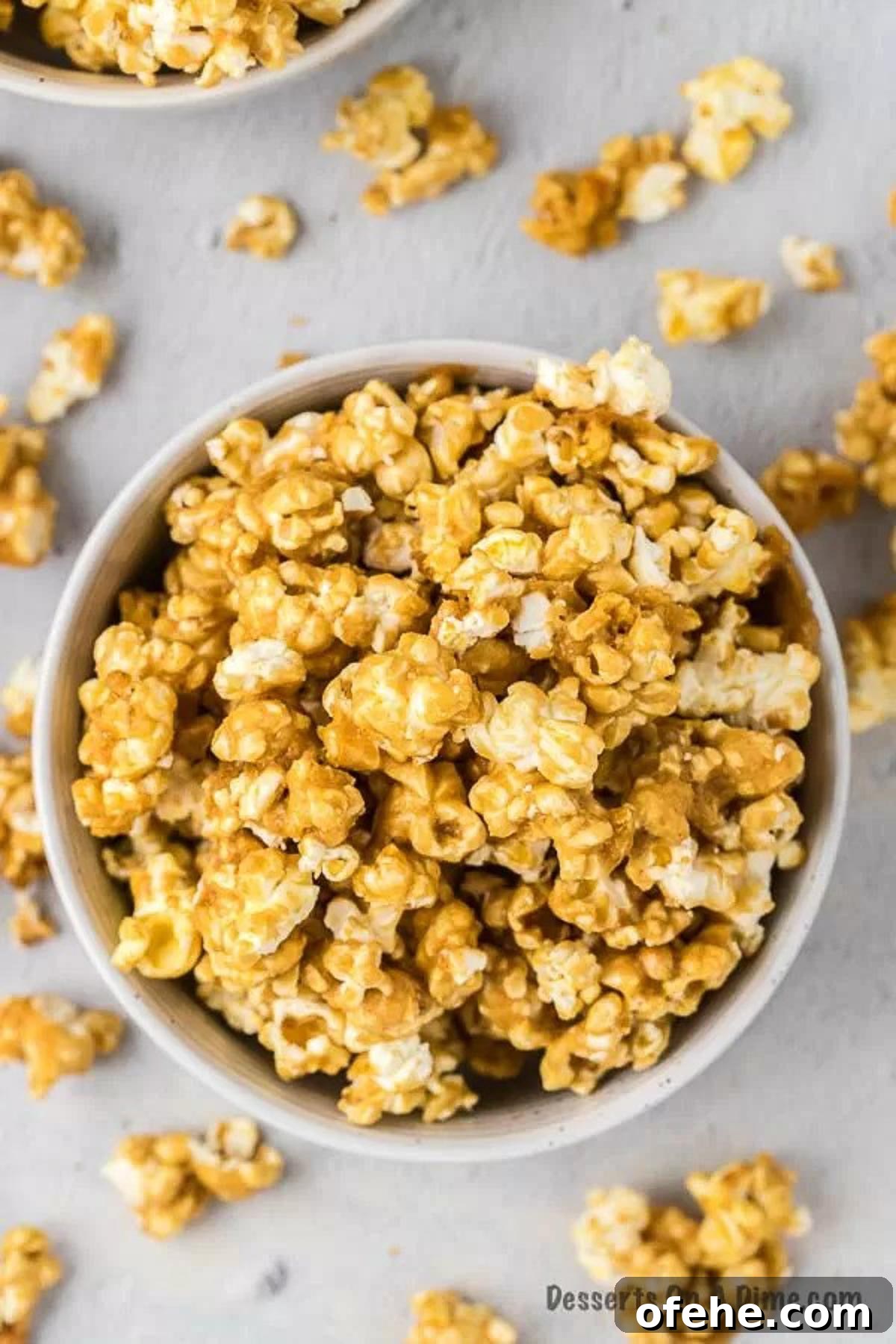 Ultimate Homemade Caramel Popcorn Recipe You’ll Love 8 Bowl of caramel popcorn.