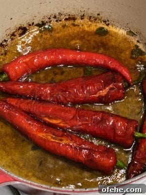 Crispy Sautéed Italian Sweet Peppers with Garlic & Herbs 7 Fried Peppers Frying in Pan