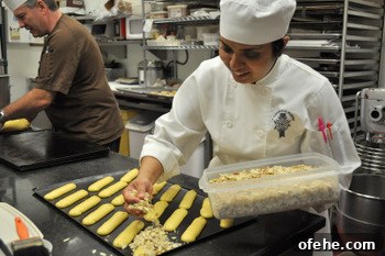 Prepping eclairs