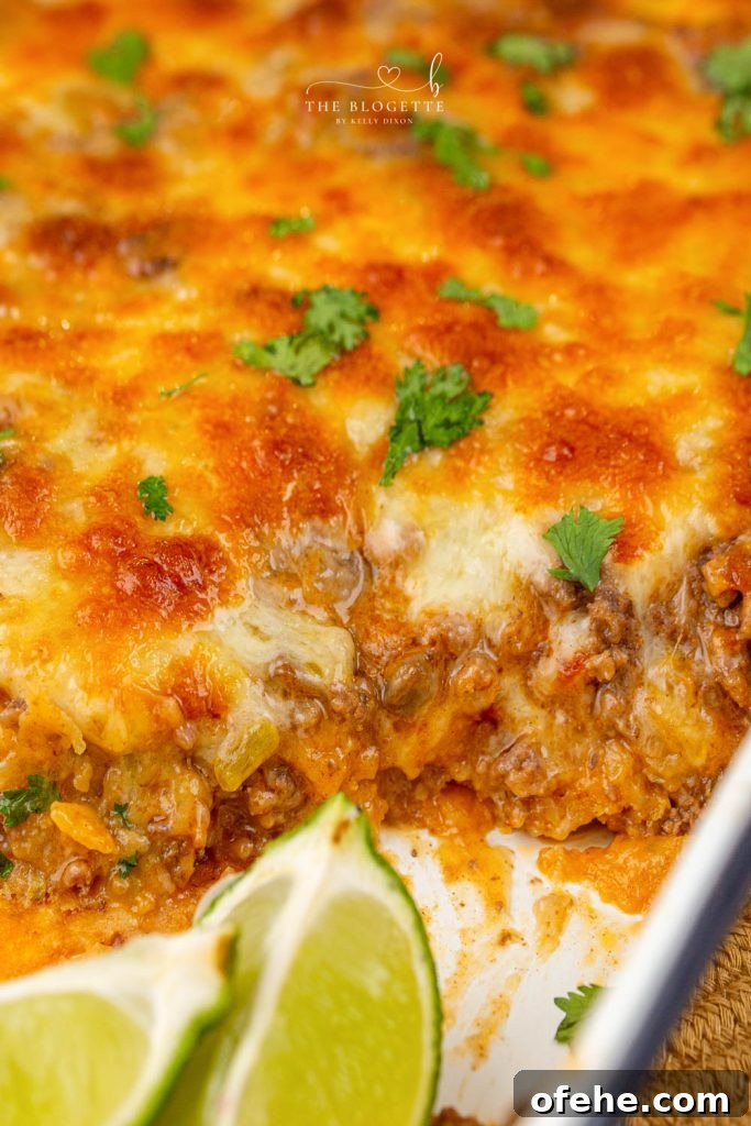 Cheesy Chicken Taco Casserole Recipe for Weeknight Dinners 6 Cheesy Beef Taco Casserole