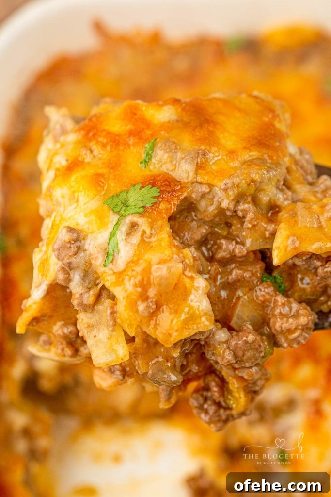 Cheesy Chicken Taco Casserole Recipe for Weeknight Dinners 7 Cheesy Beef Casserole
