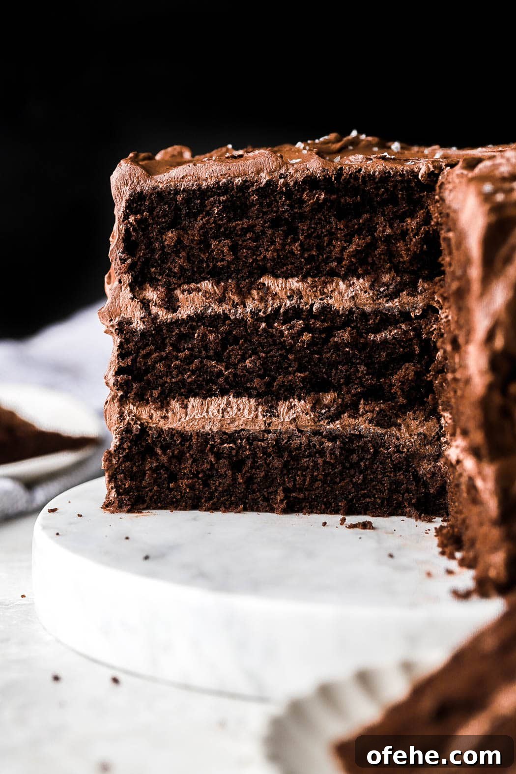 Decadent 8-Inch Chocolate Cake Recipe for Any Occasion 16 8 inch chocolate cake with three layers