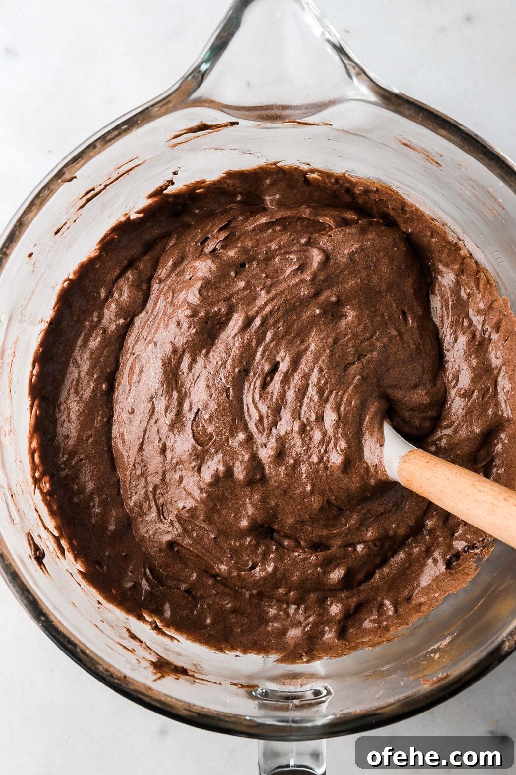 Decadent 8-Inch Chocolate Cake Recipe for Any Occasion 7 chocolate cake batter finished