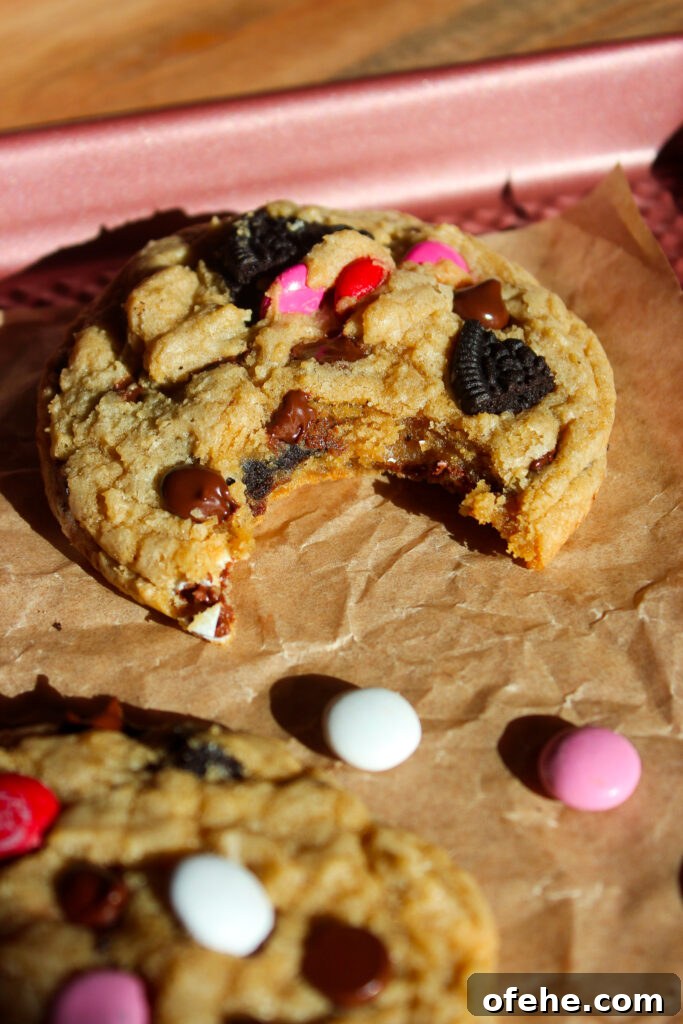 Valentine's Day Oreo and M&M Cookies Recipe 10 img 16098 9